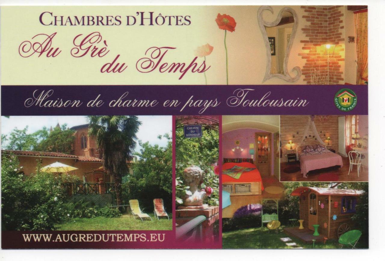 La Chambre D'Hote Au Gre Du Temps Montlaur  エクステリア 写真